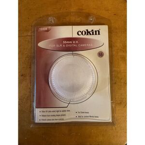 Cokin 55mm Ultraviolet UV Filter Ideal for Film & Digital SLR Cameras (6540)